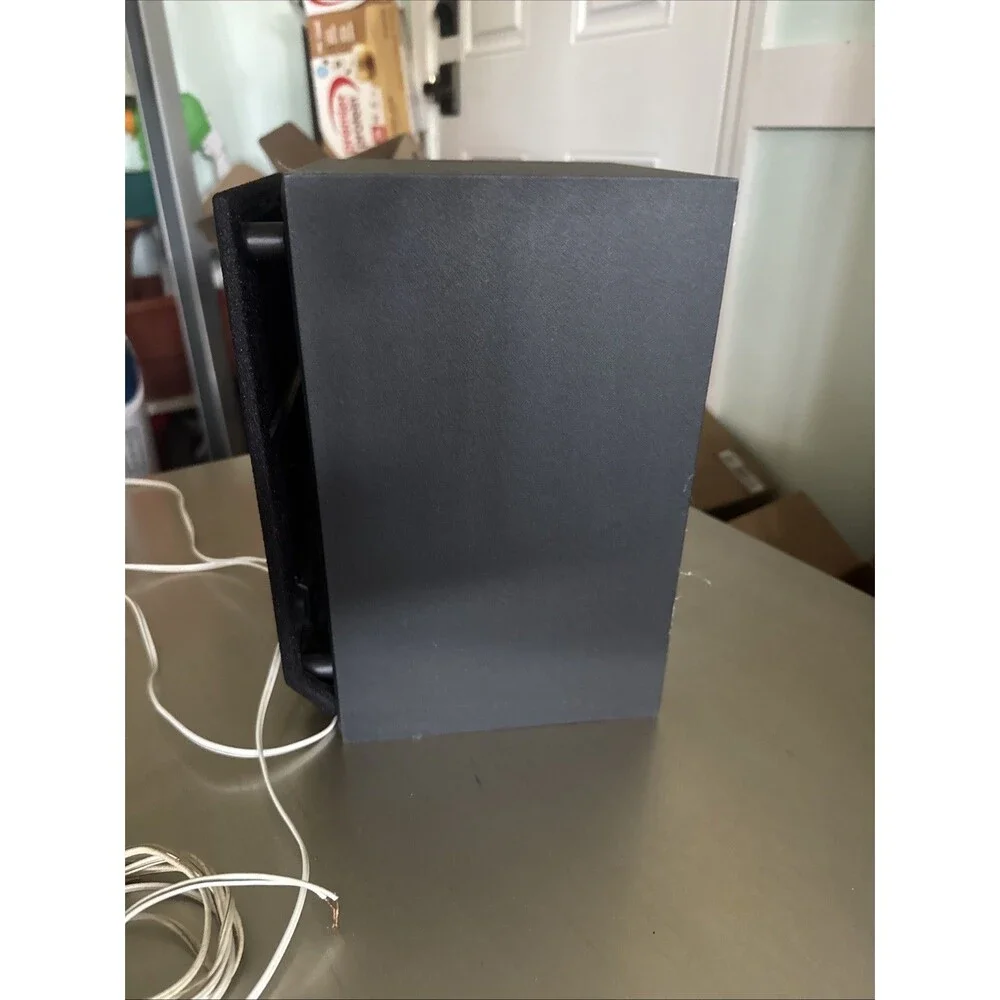 Single Sony SS-MB100H Bookshelf Speaker - 100W 8 Ohm - Untested Cords Not Intact